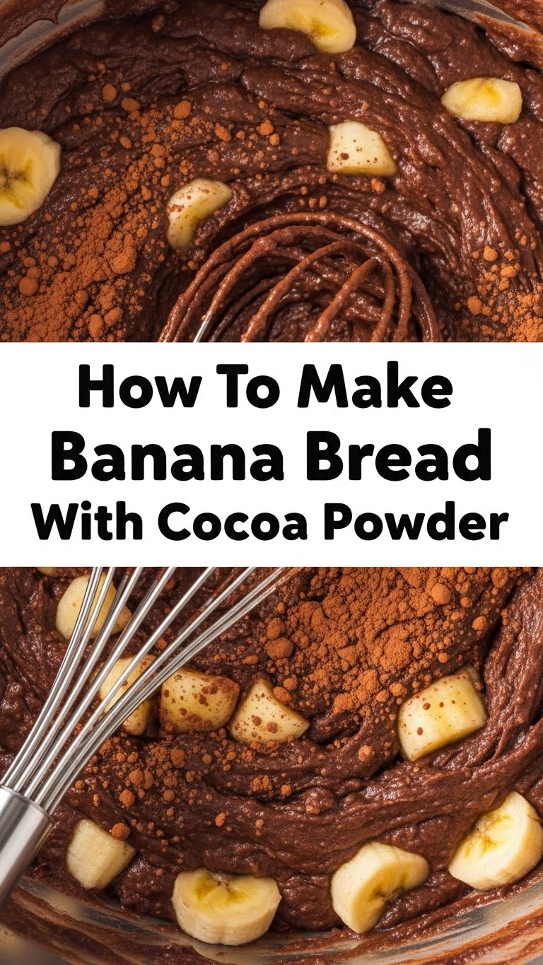 How To Make Banana Bread With Cocoa Powder