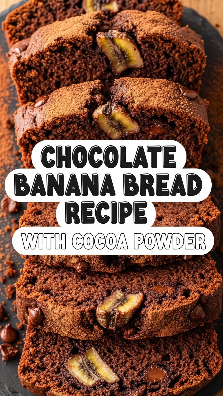 Chocolate Banana Bread Recipe With Cocoa Powder
