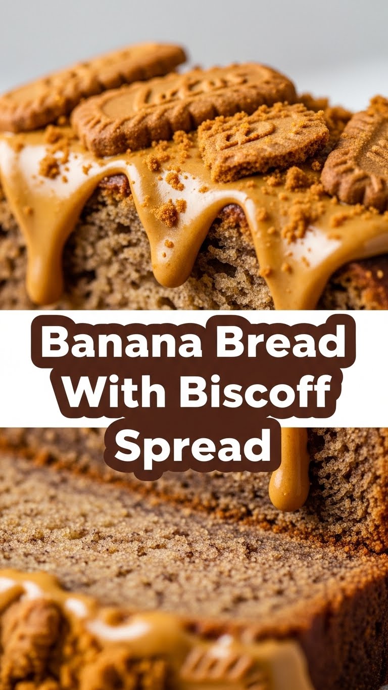 Banana Bread With Biscoff Spread