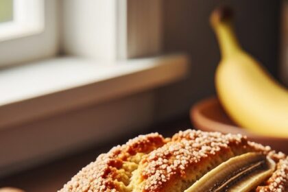 Banana Bread With Sugar Coating