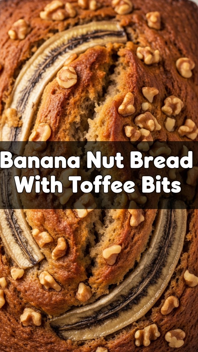 Banana Nut Bread With Toffee Bits