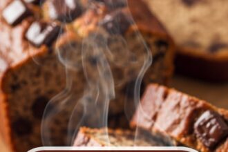 Banana Bread With Dark Chocolate Chunks