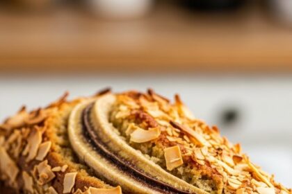 Nutella Banana Bread With Coconut