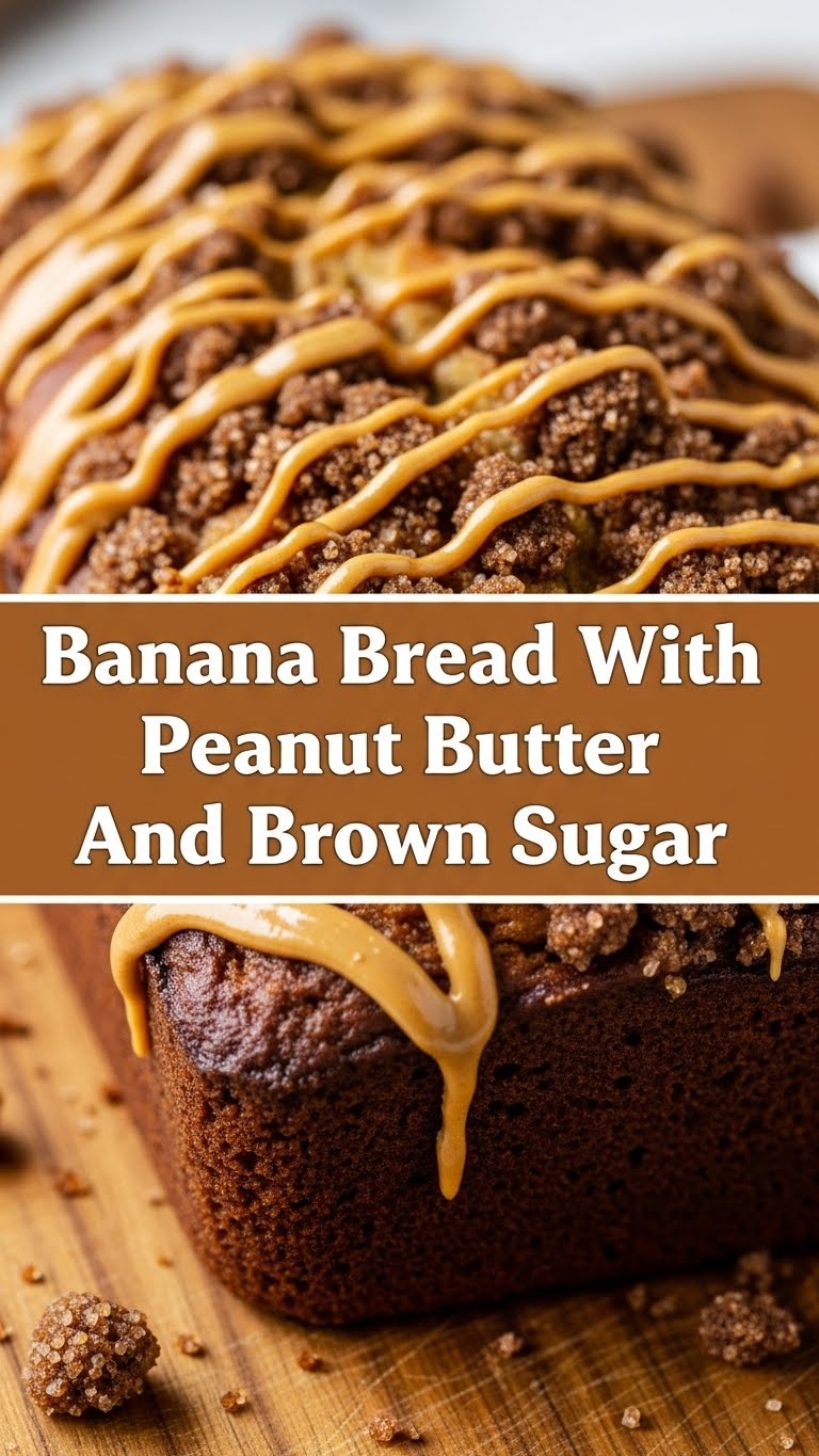 Banana Bread With Peanut Butter And Brown Sugar