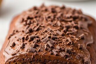 Banana Bread With Nutella Frosting