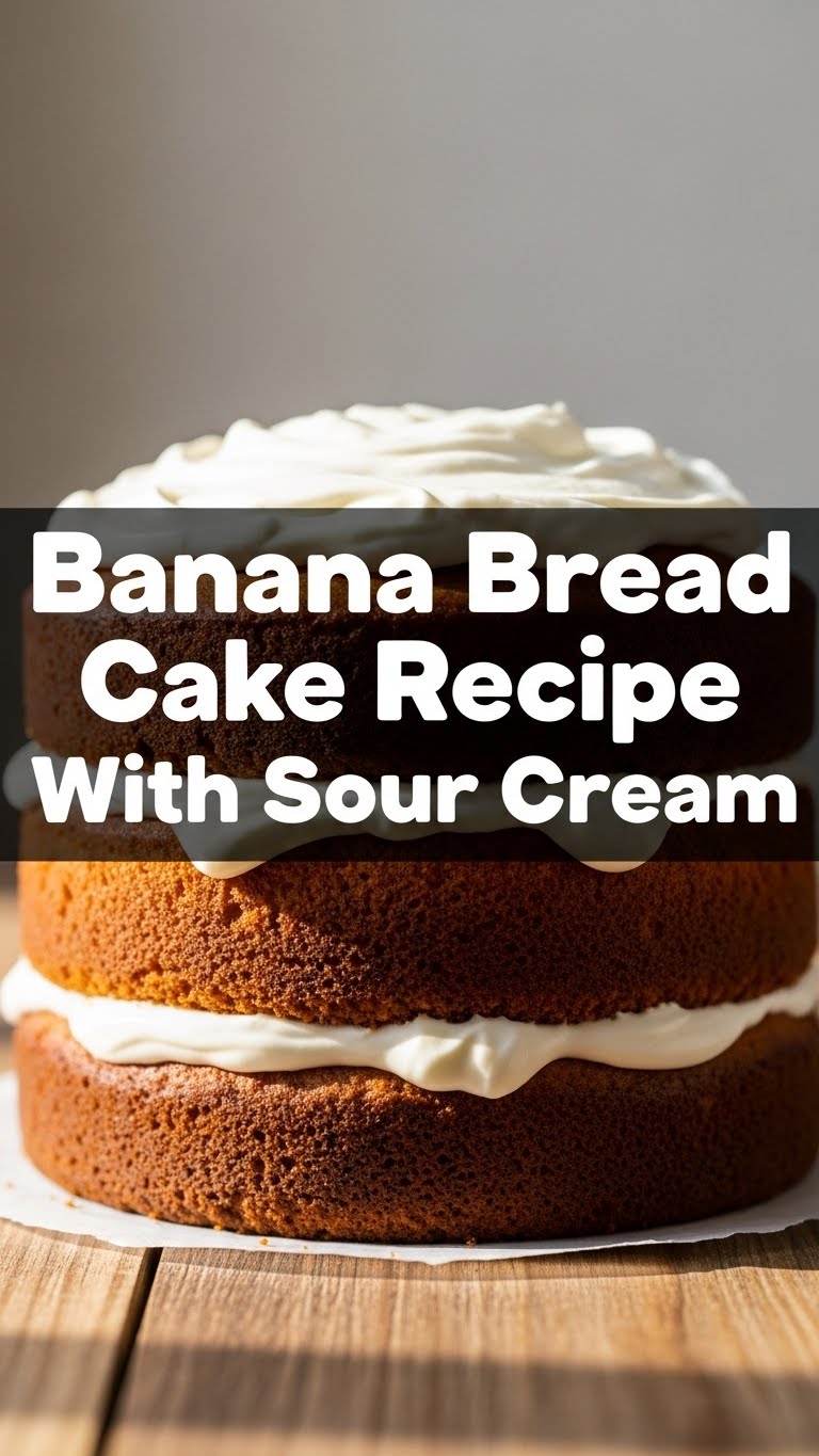 Banana Bread Cake Recipe With Sour Cream