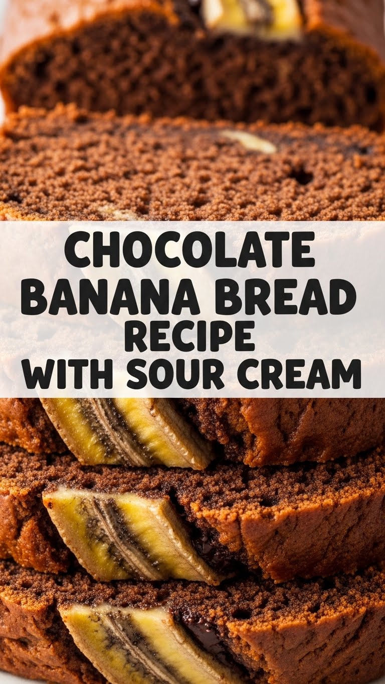 Chocolate Banana Bread Recipe With Sour Cream