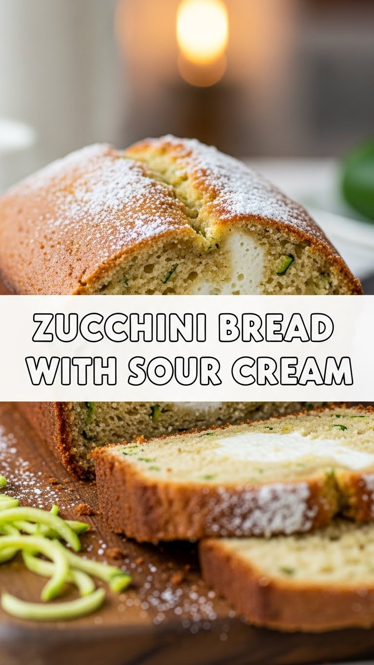 Zucchini Bread With Sour Cream