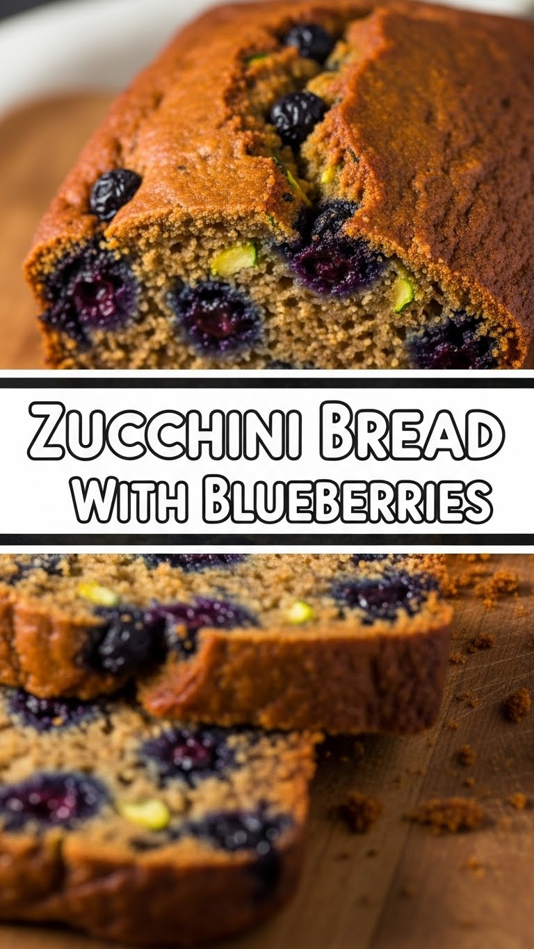Zucchini Bread With Blueberries