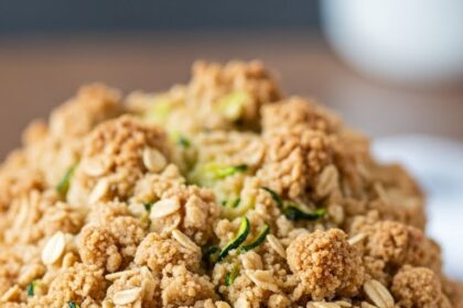 Zucchini Bread With Streusel Topping