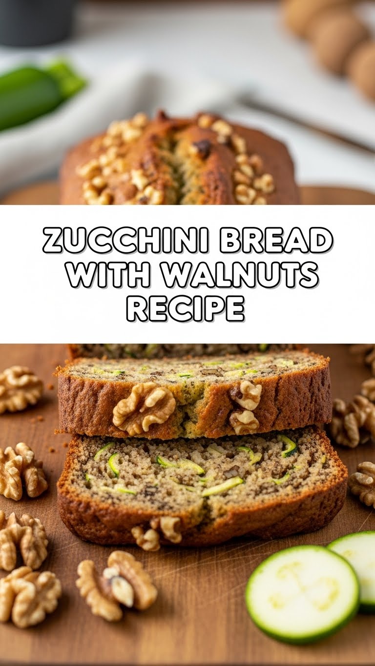 Zucchini Bread With Walnuts Recipe