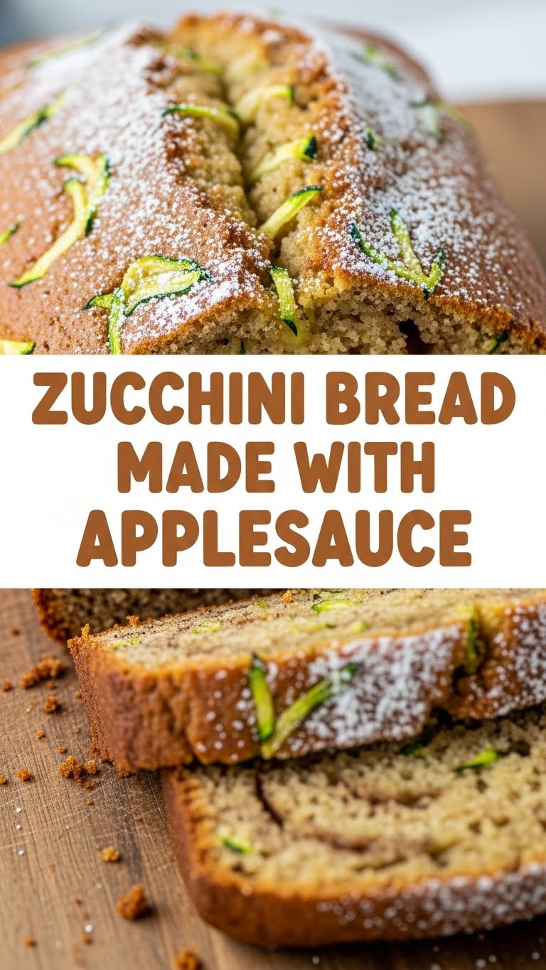 Zucchini Bread Made With Applesauce