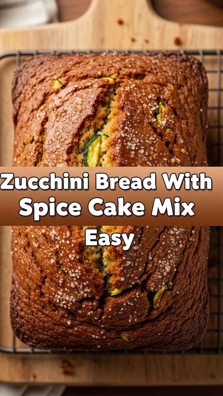 Zucchini Bread With Spice Cake Mix Easy