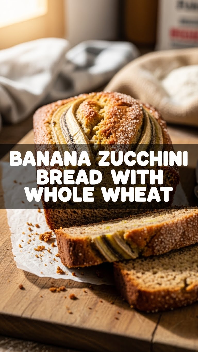 Banana Zucchini Bread With Whole Wheat