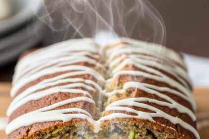 Zucchini Bread With Glaze