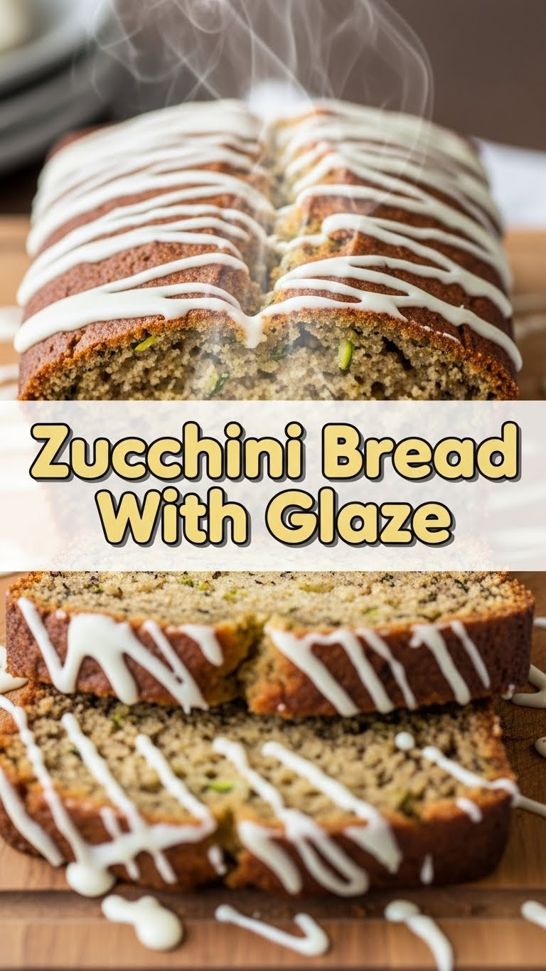Zucchini Bread With Glaze