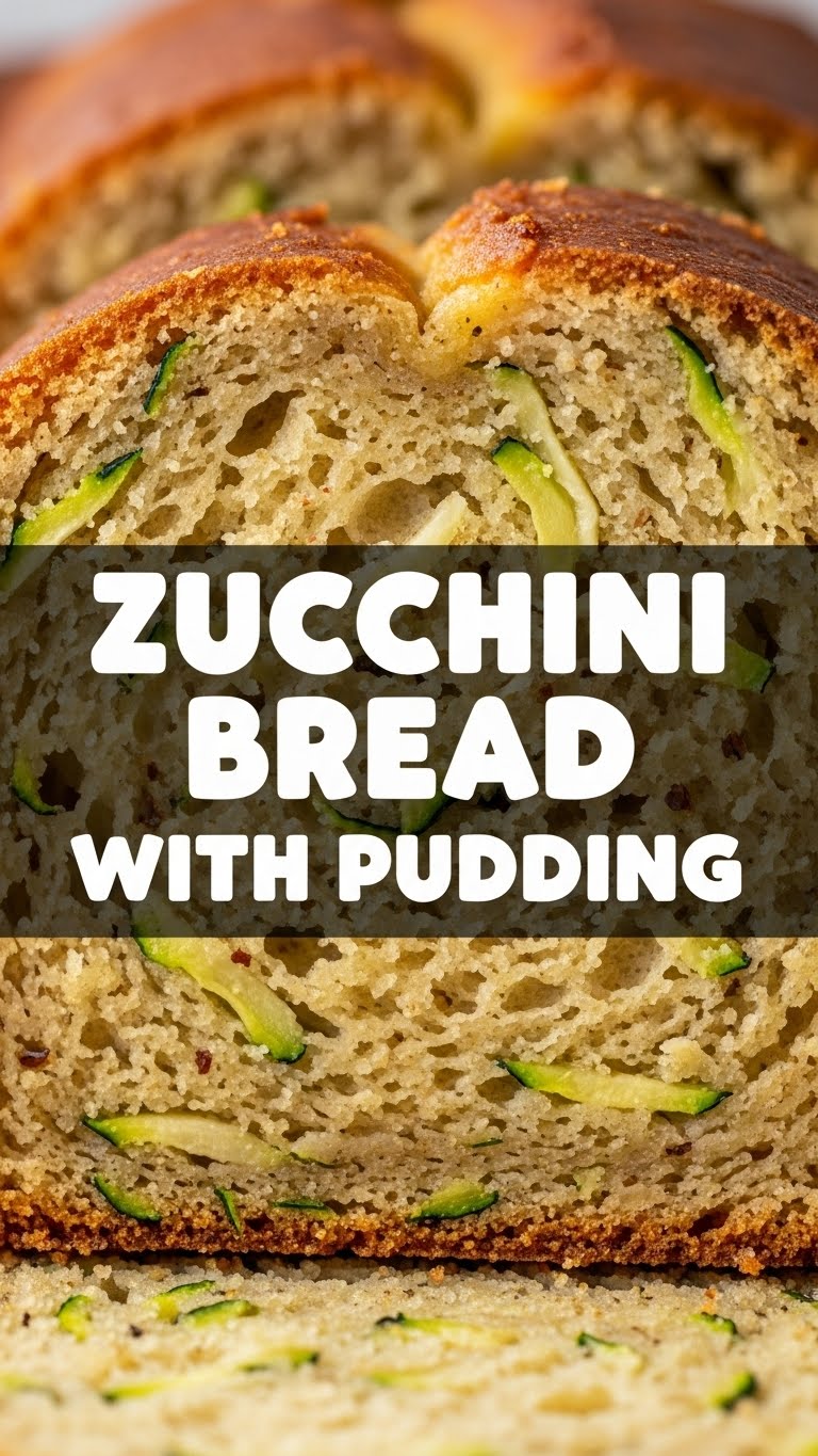 Zucchini Bread With Pudding