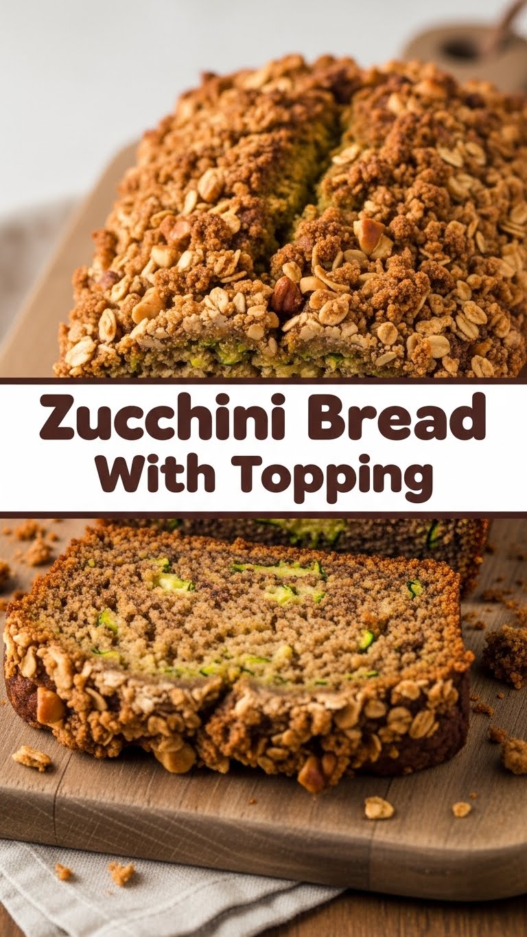 Zucchini Bread With Topping