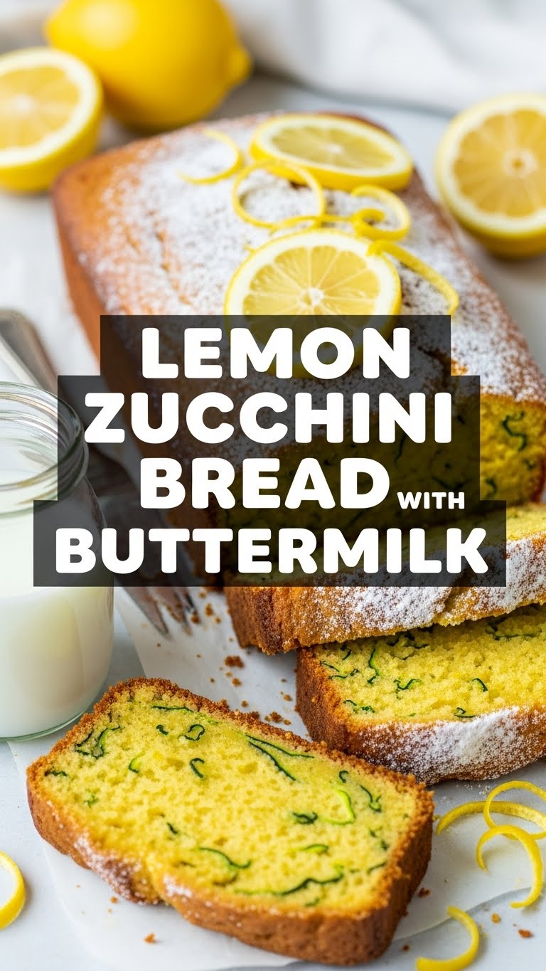 Lemon Zucchini Bread With Buttermilk
