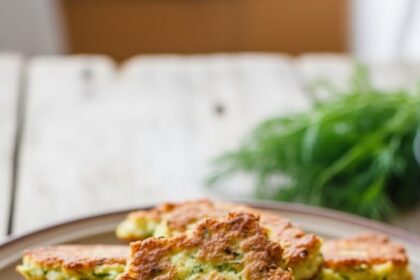 Zucchini Fritters With Bread Crumbs