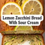 Lemon Zucchini Bread With Sour Cream