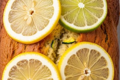 Lemon Zucchini Bread With Sour Cream