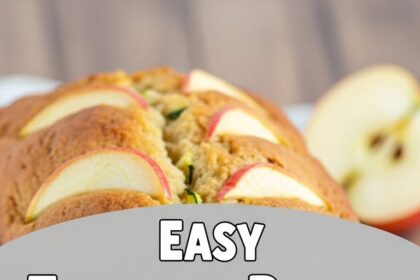 Easy Zucchini Bread With Applesauce