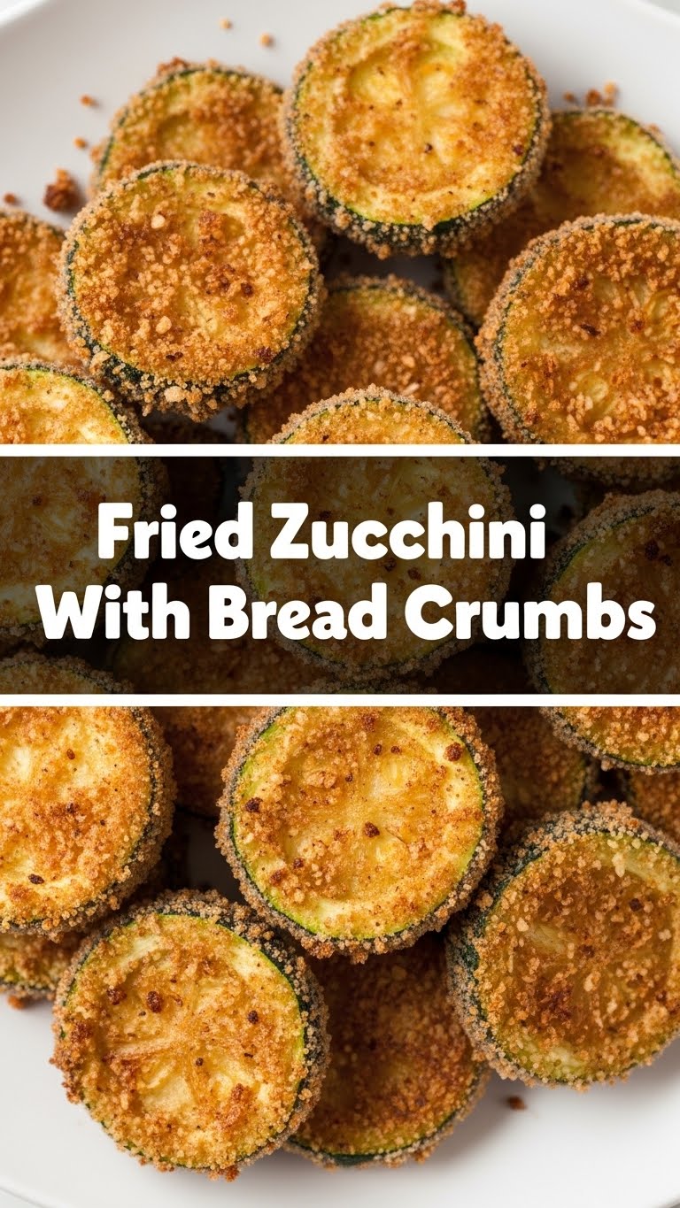 Fried Zucchini With Bread Crumbs