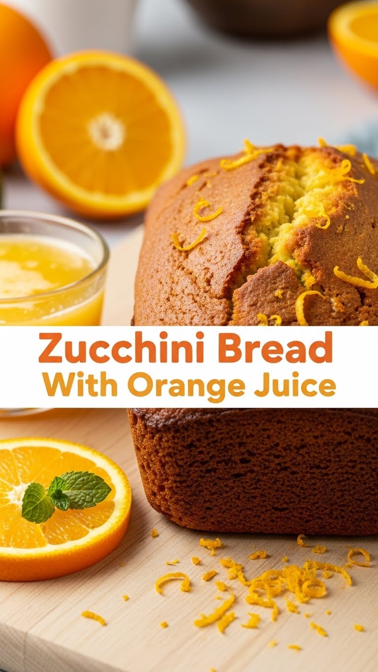 Zucchini Bread With Orange Juice