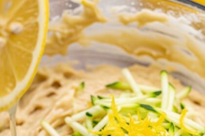 How To Make Zucchini Bread With Lemon Juice