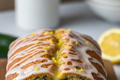 How To Make Zucchini Bread With Lemon Glaze