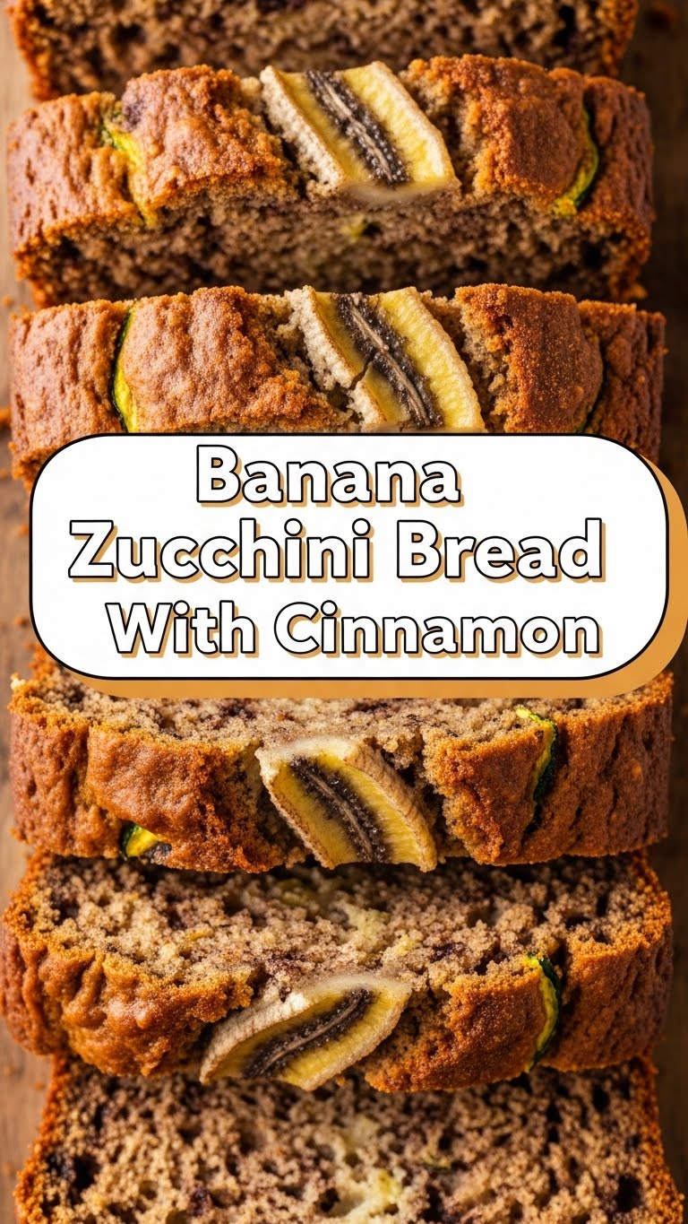 Banana Zucchini Bread With Cinnamon