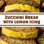 Zucchini Bread With Lemon Icing