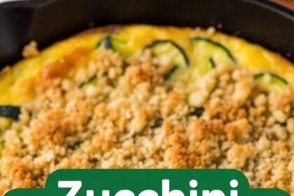 Zucchini Frittata With Bread Crumbs