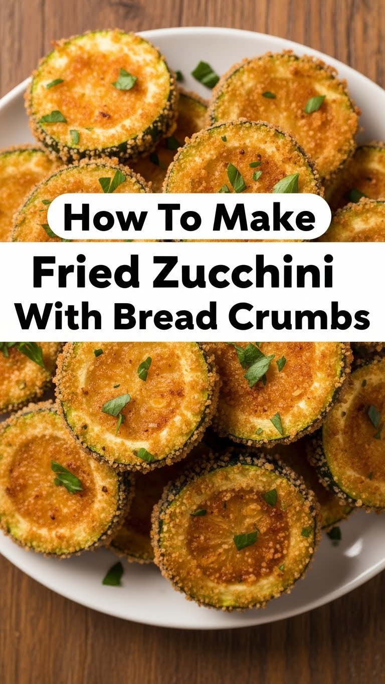 How To Make Fried Zucchini With Bread Crumbs