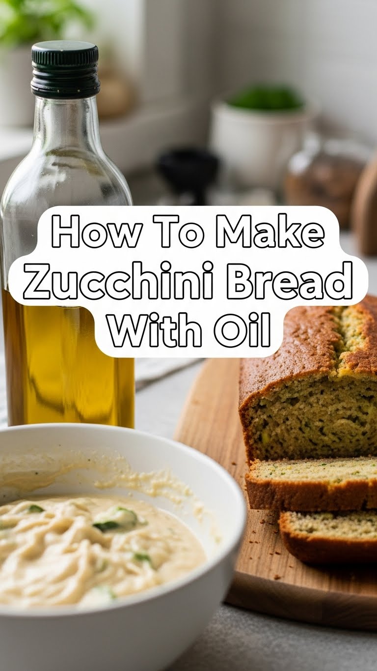 How To Make Zucchini Bread With Oil