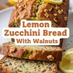 Lemon Zucchini Bread With Walnuts