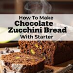How To Make Chocolate Zucchini Bread With Starter
