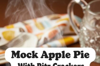 Mock Apple Pie With Ritz Crackers
