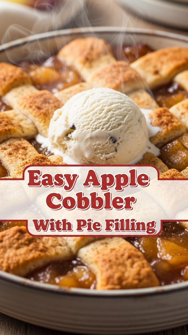 Easy Apple Cobbler With Pie Filling