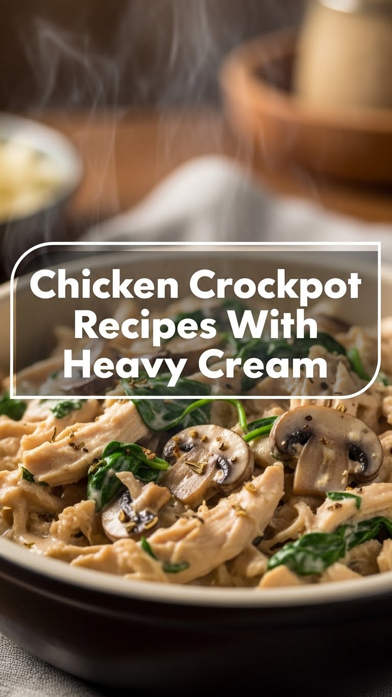 Chicken Crockpot Recipes With Heavy Cream