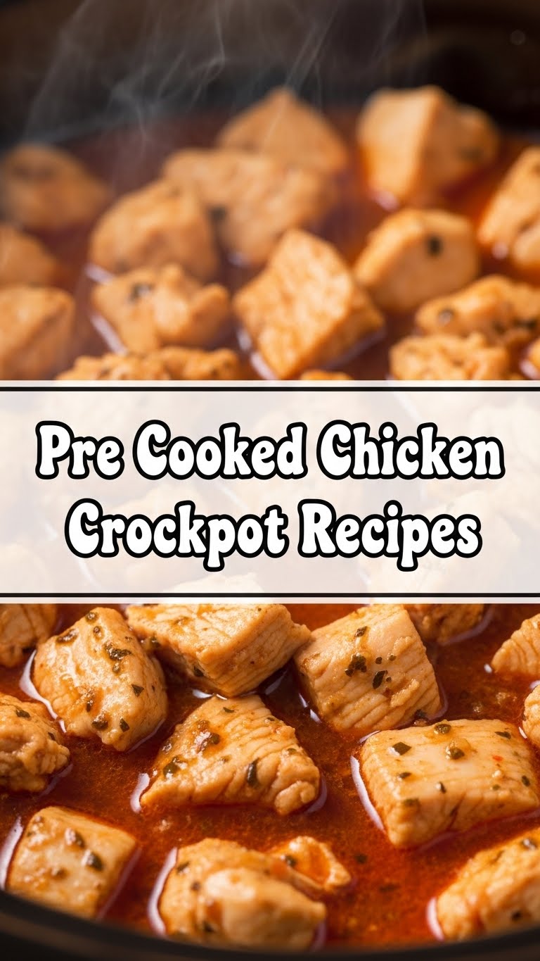 Pre Cooked Chicken Crockpot Recipes