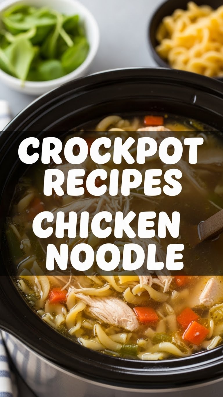 Crockpot Recipes Chicken Noodle