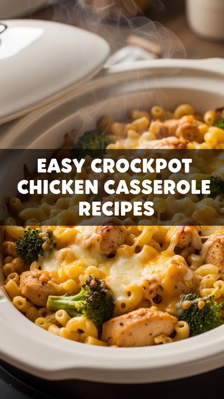 Easy Crockpot Chicken Casserole Recipes