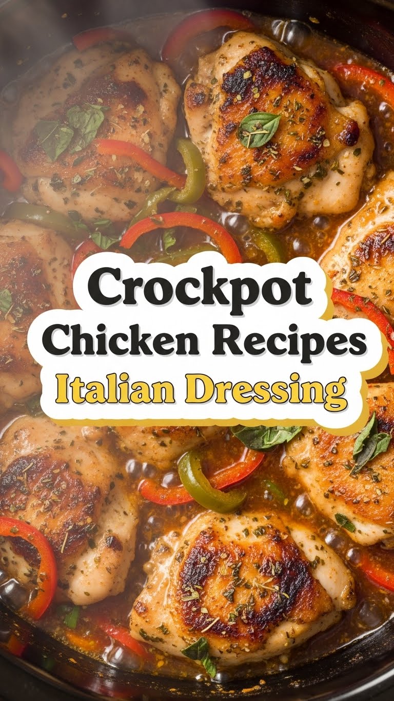 Crockpot Chicken Recipes Italian Dressing