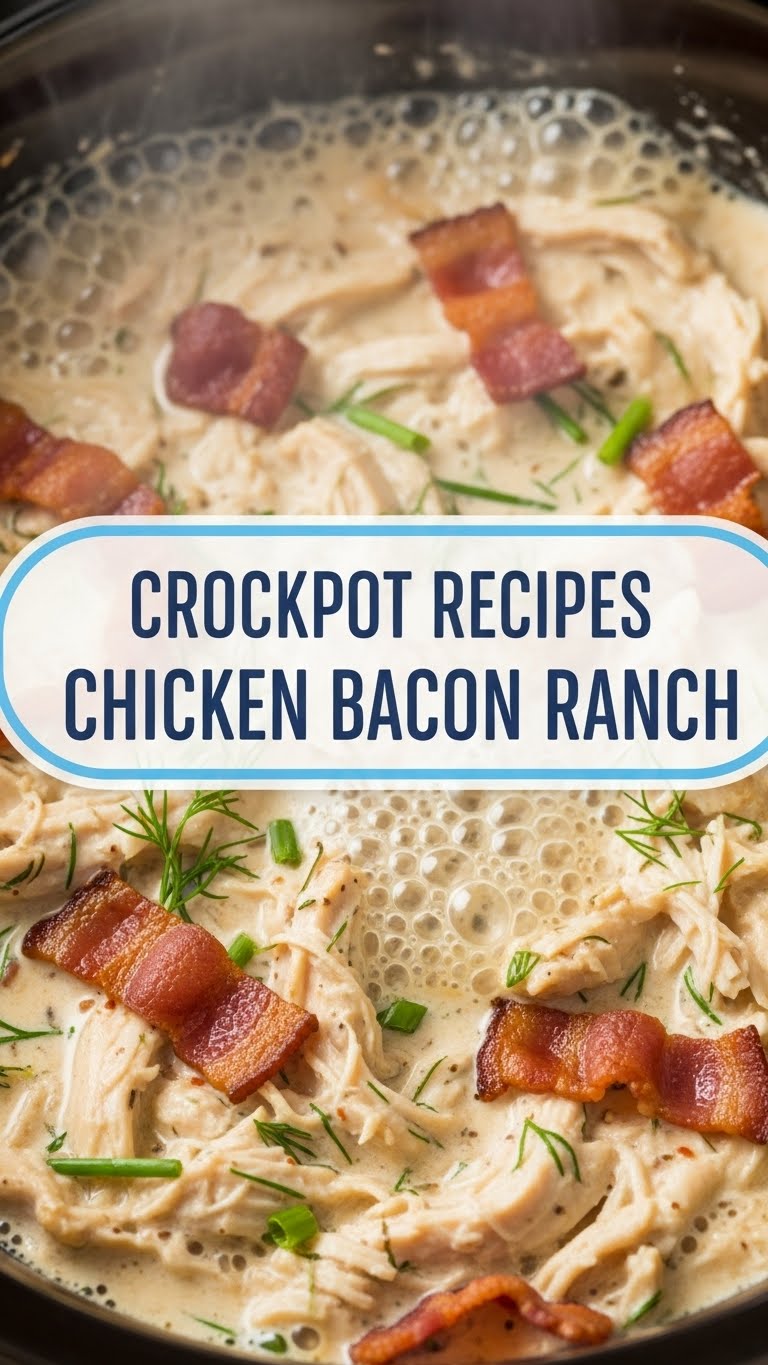 Crockpot Recipes Chicken Bacon Ranch