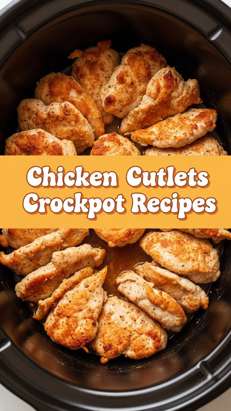 Chicken Cutlets Crockpot Recipes