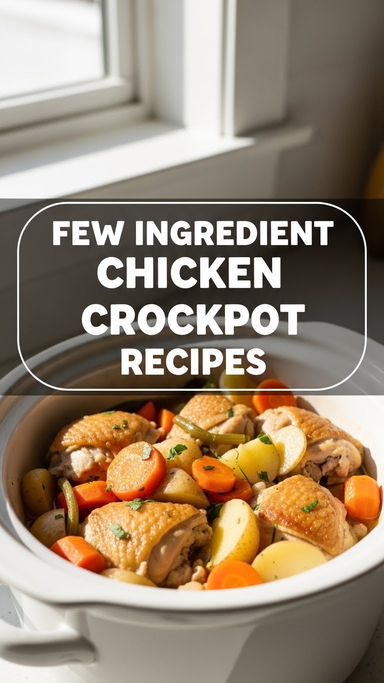 Few Ingredient Chicken Crockpot Recipes