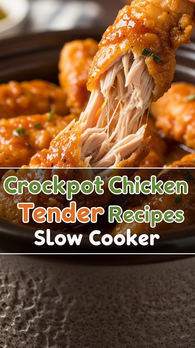 Crockpot Chicken Tender Recipes Slow Cooker