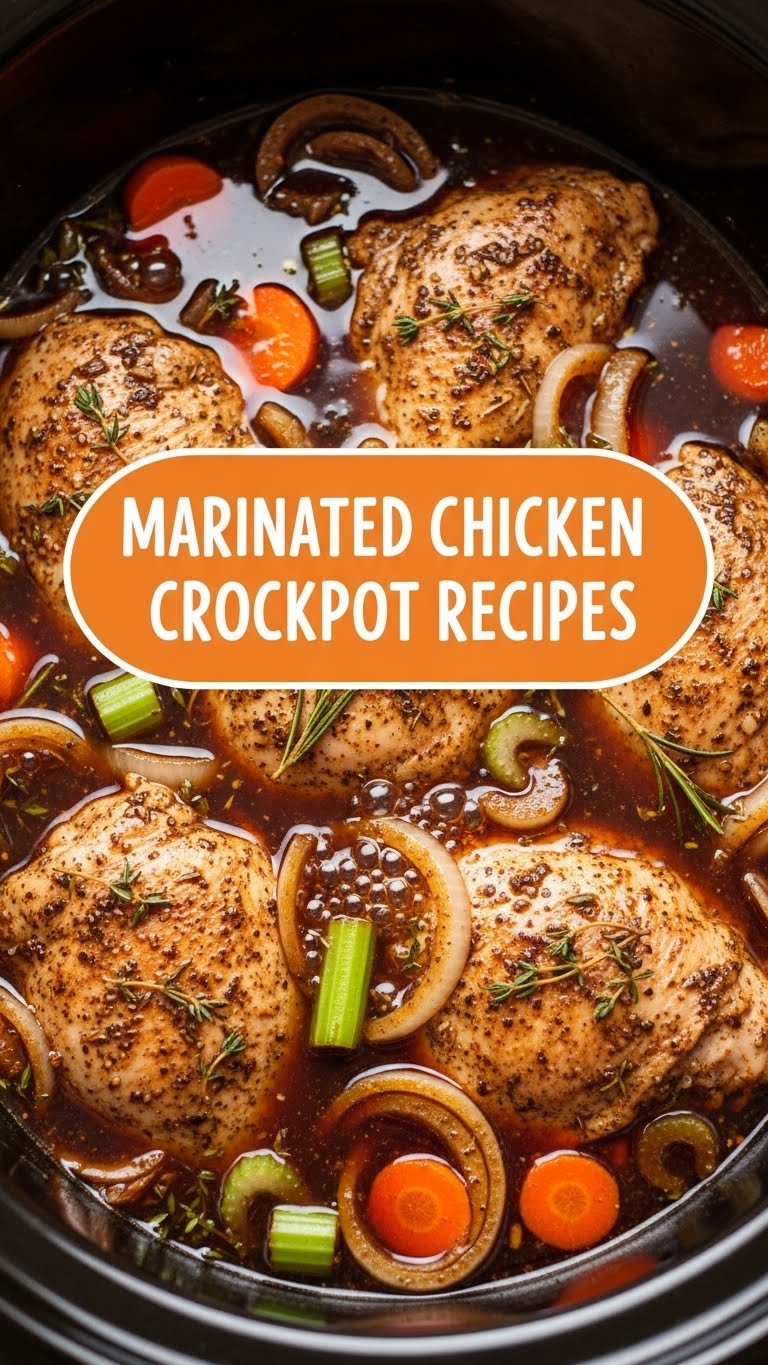 Marinated Chicken Crockpot Recipes